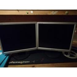 2 Samsung monitoren te koop