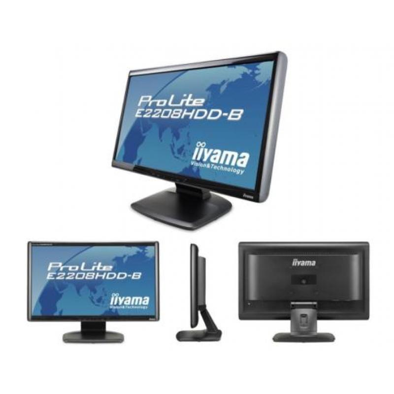 22 Inch Prachtige A klasse LCD Iiyama E22008HDS Full HD