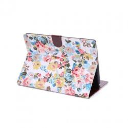 iPad Air 2 - hoes, cover, case - PU leder - stof - Flower