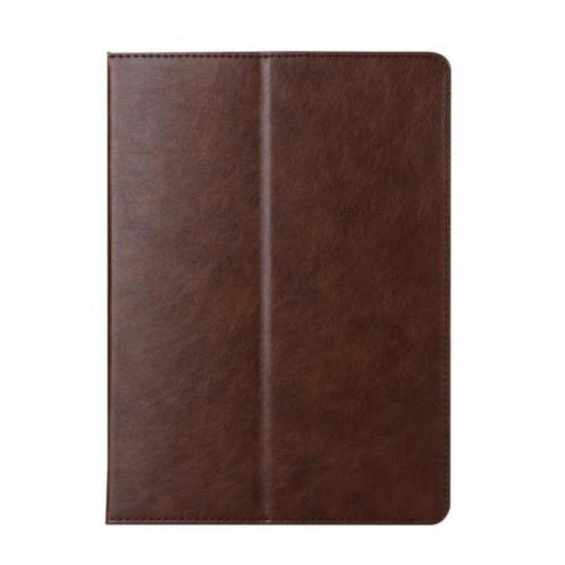 Leather style folio book case bruin iPad Pro 12.9" 2 (2017)