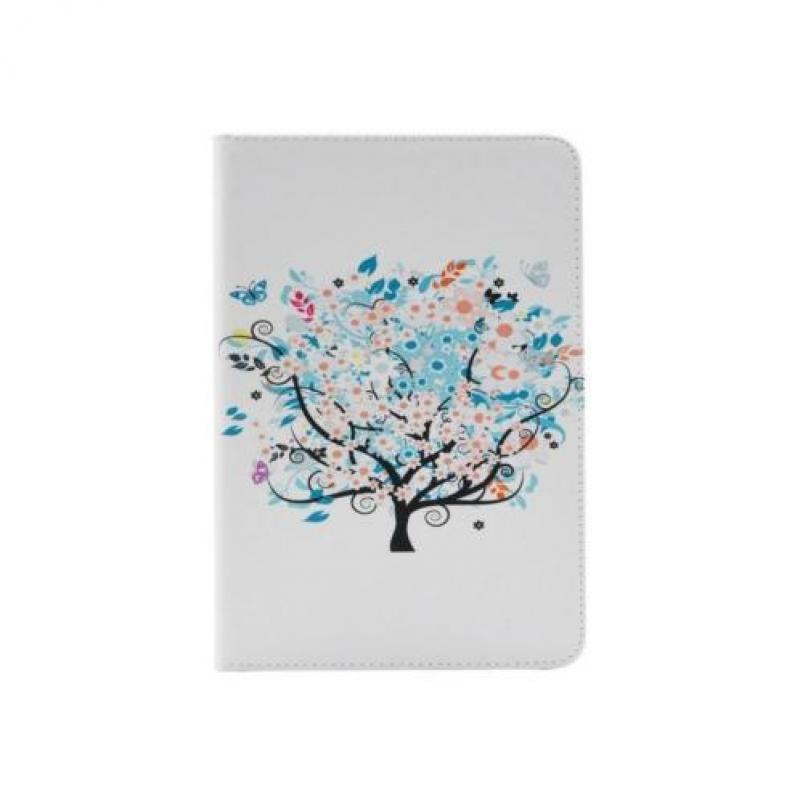 iPad mini 4 - hoes, cover, case - PU leder - wit - boom