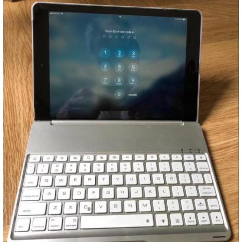 Draadloos bluetooth Toetsenbord iPad 9,7. Aluminium (nieuw)