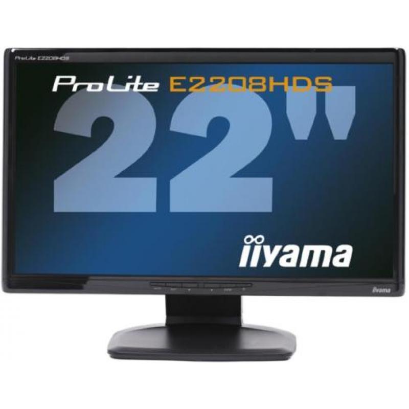 22 Inch Prachtige A klasse LCD Iiyama E22008HDS Full HD