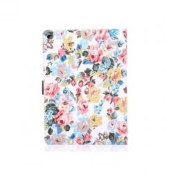 iPad Air 2 - hoes, cover, case - PU leder - stof - Flower