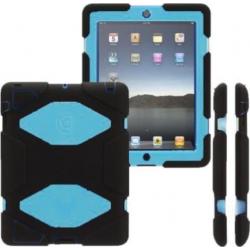 Griffin Survivor Apple iPad 2/3/4 hoes zwart-licht blauw