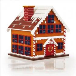 Adventskalender Houten Winterhuisje, Kerst, Advent