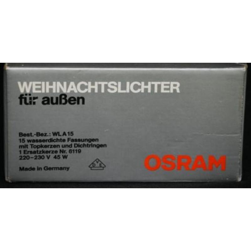 OSRAM vintage kerstverlichting buiten