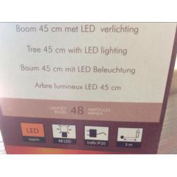 Boom met led verlichting