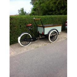 Antieke bakfiets