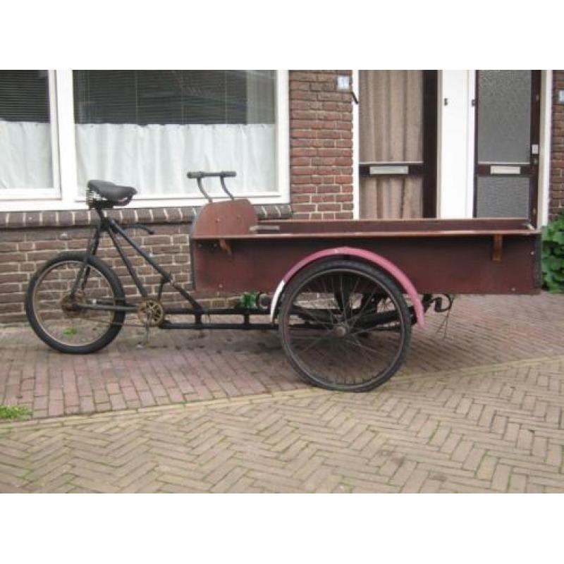 Antieke bakfiets