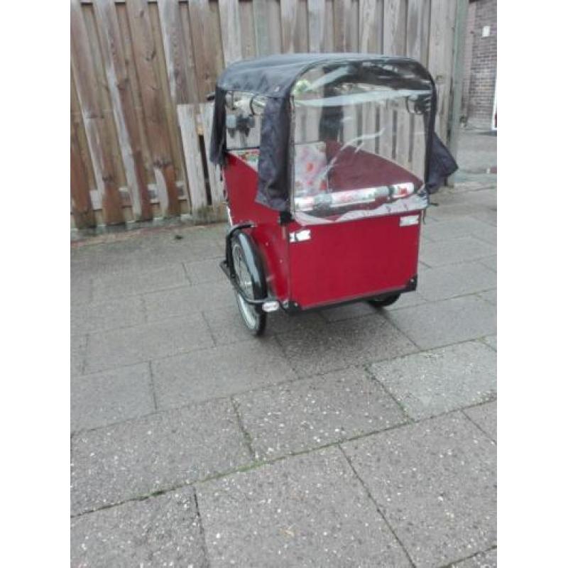 Babboe big bakfiets 7 versnellingen, met huif en kussens