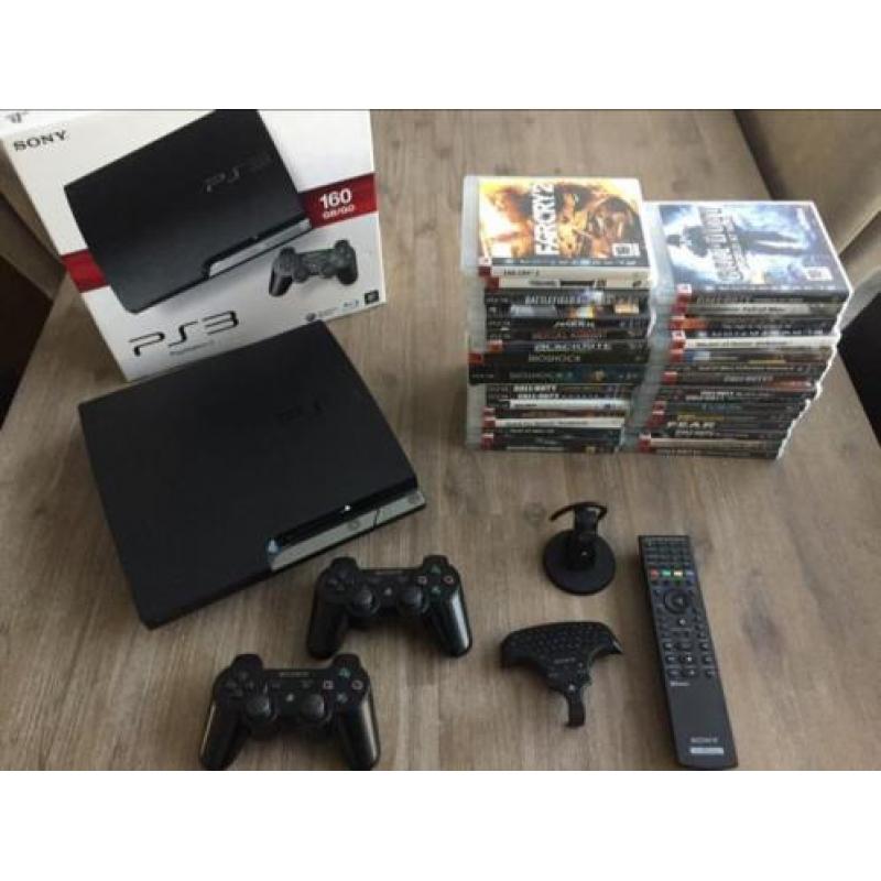 Sony PlayStation 3 160GB met div spellen