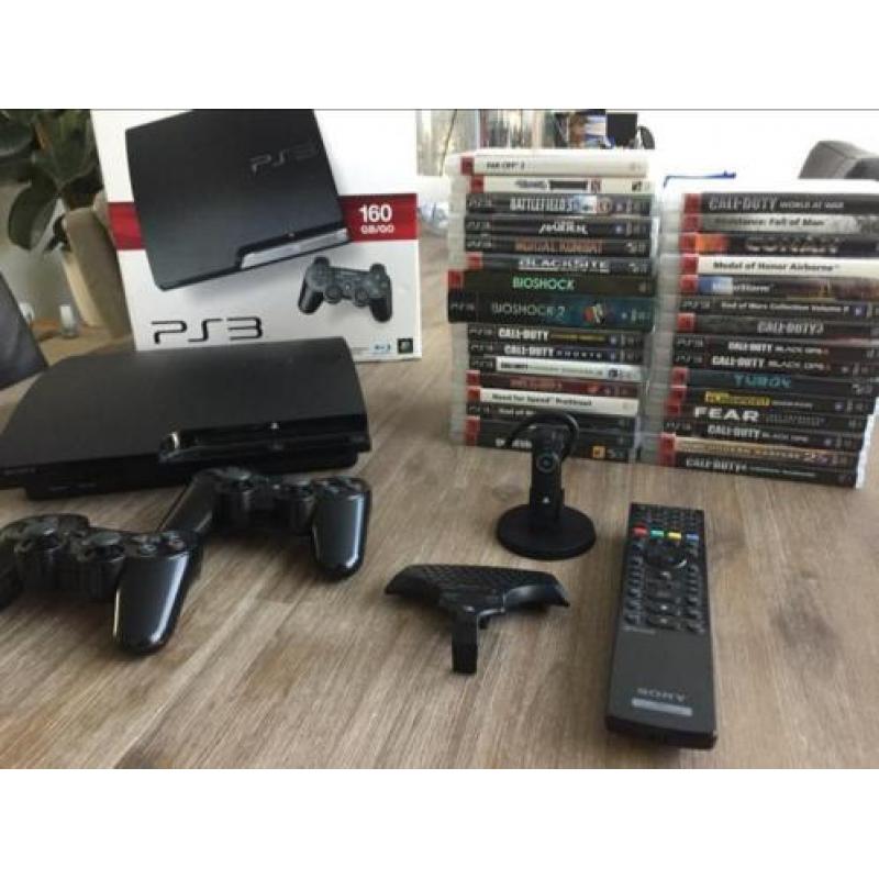 Sony PlayStation 3 160GB met div spellen