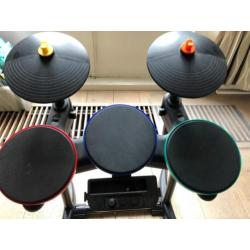 Wii drumstel + game